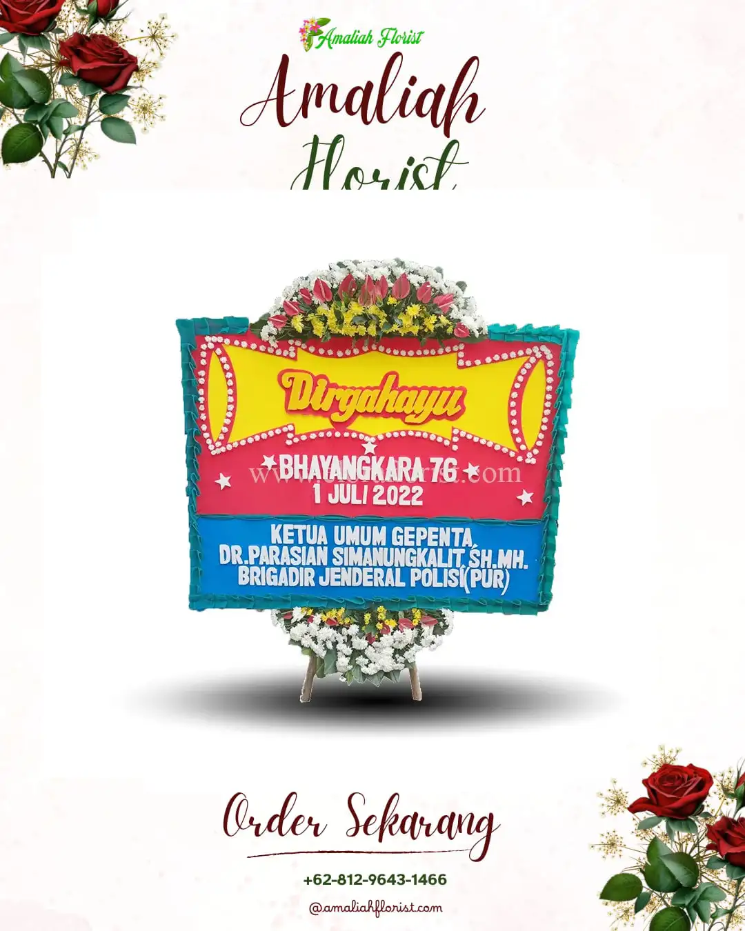 Papan Bunga HUT Ulang Tahun Krocok